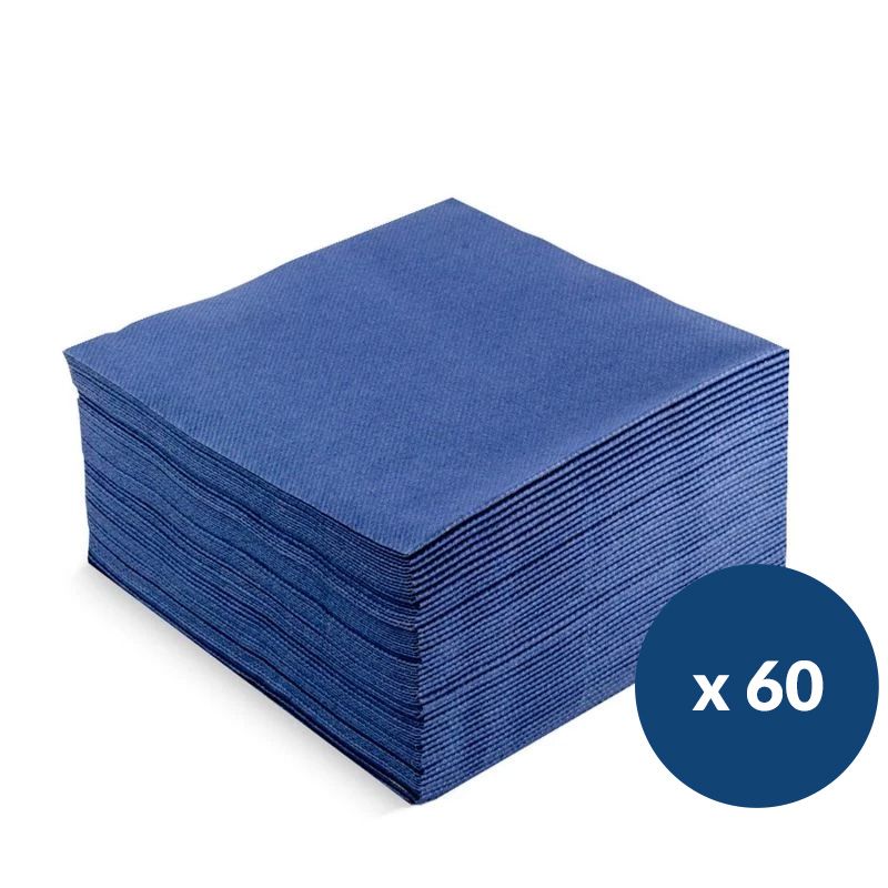 Serviette en papier Airlaid 1 pli 40 x 40, cm - paquet de 60 serviettes Serviette en papier Airlaid 1 pli 40 x 40, cm - paquet de 60 serviettes
