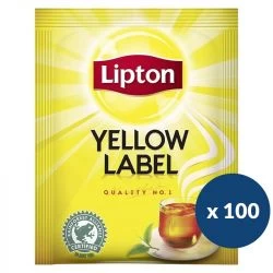 Lot de 100 Sachets thé "lipton" nature