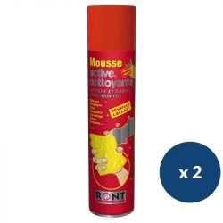 Mousse nettoyante multi-surfaces 520 ml Ront - lot de 2