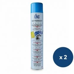 Nettoyant dégraissant mousse multi surfaces vaporisateur 750 ml - lot de 2