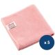Lavette microfibre tricotée Micro Tuff Plus Vileda - lot de 5