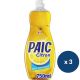 Liquide vaisselle mains citron 750 ml Paic - lot de 3