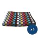 Torchons  multicolores coton - lot de 6