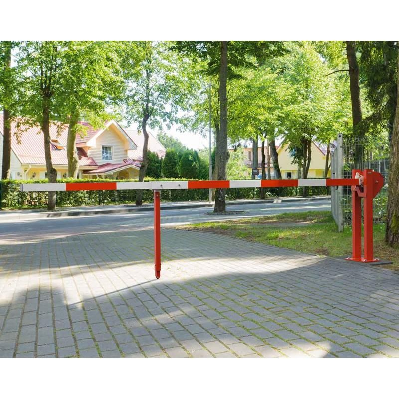 Barrière universelle levante à vérin - avec clé identique Barrière universelle levante à vérin - avec clé identique