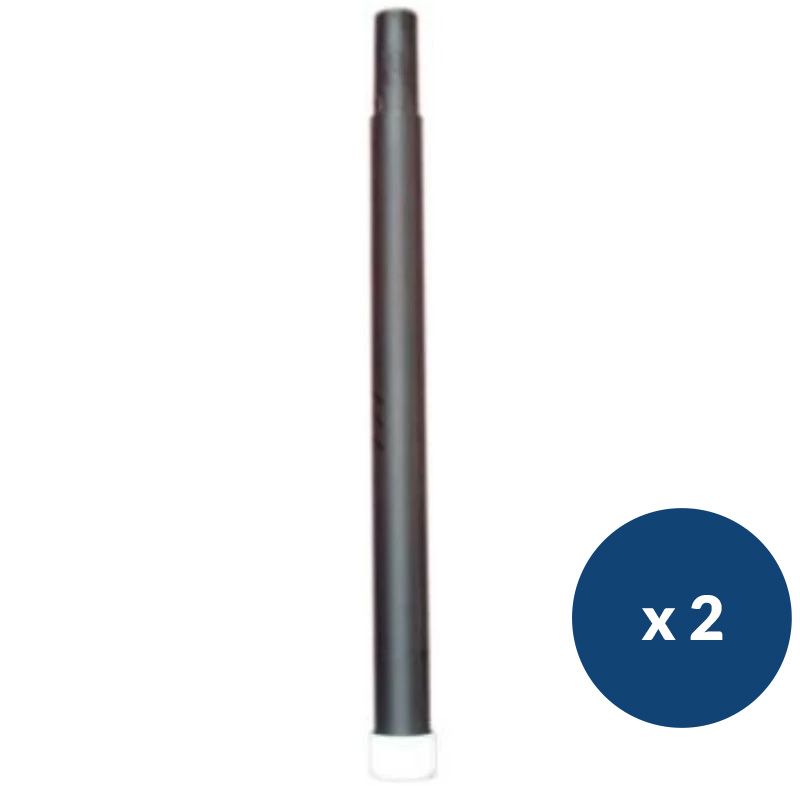 Tube d'extension pour nettoyeur vapeur - lot de 2