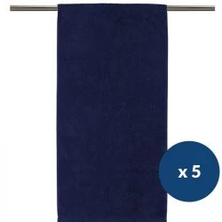 Rouleau essuie mains éponge manchon sans fin 100% coton - lot de 5