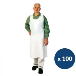 Tablier de protection non stérile - lot de 100
