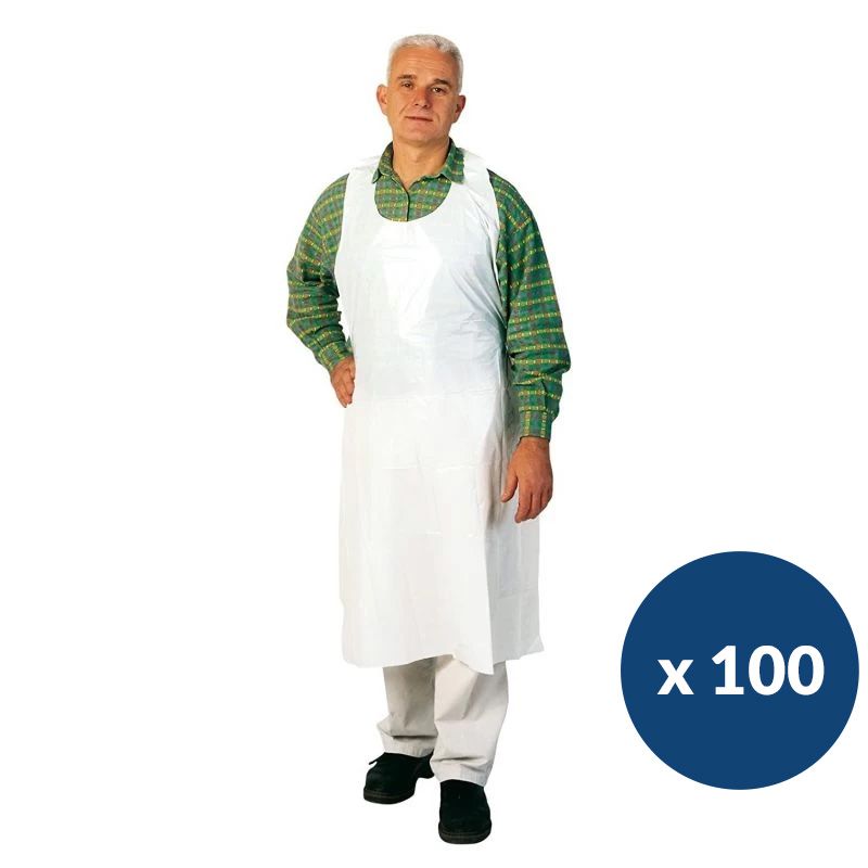 Tablier de protection non stérile - lot de 100 Tablier de protection non stérile - lot de 100