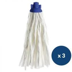 Frange en viscose douille à vis - lot de 3