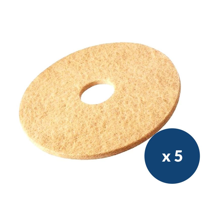 Disque de lustrage beige Delcourt - lot de 5-21 Disque de lustrage beige Delcourt - lot de 5-21