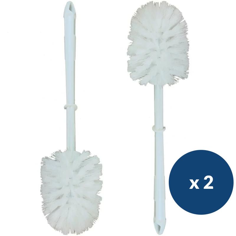 Brosse WC de rechange - lot de 2