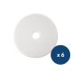 Lot de 6 disques abrasif blanc monobrosse FM1500 V Fimap