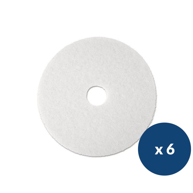 Lot de 6 disques abrasif blanc monobrosse FM1500 V Fimap