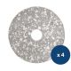 Lot de 4 disques mélamine monobrosse