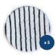 Lot de 5 disques microfibres double face monobrosse