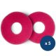 Disque rouge autolaveuse Numatic - lot de 5