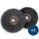 Brosse à récurer autolaveuse à batterie Numatic 440NX lot de 2