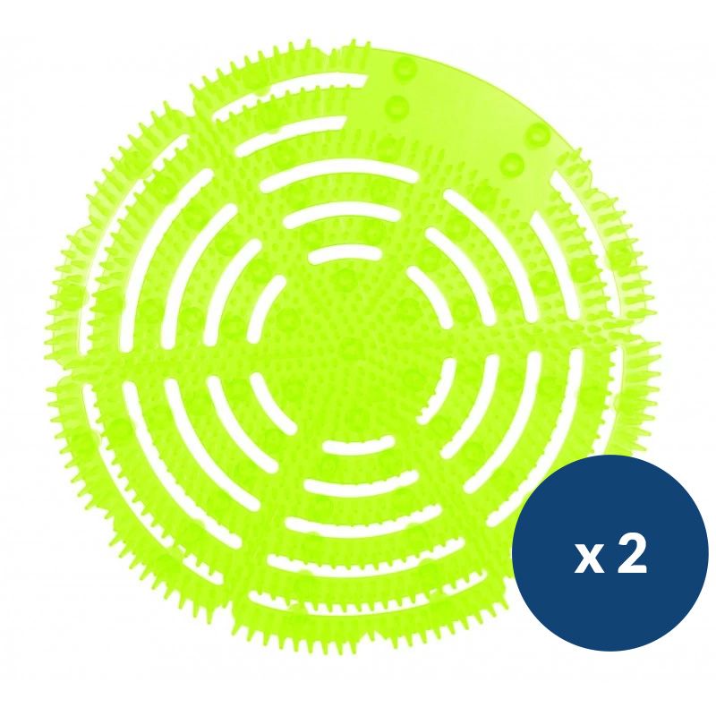 Grille urinoir odorisante Anti splash - lot de 2