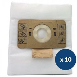 Sac aspirateur microfibre, lot de 10 KTRI04796