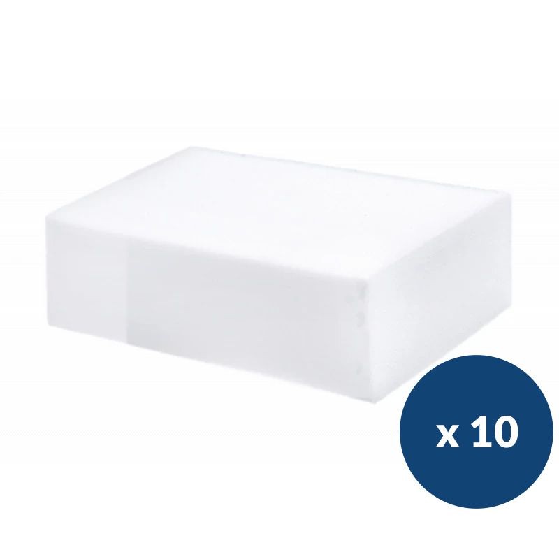 Éponge magique en mélamine - lot de 10