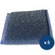 Éponge à récurer double face Top Inox 102 x 95 mm - lot de 5