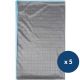 Torchons microfibre spécial verres  - lot de 5