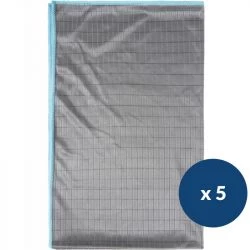 Torchons microfibre spécial verres- lot de 5
