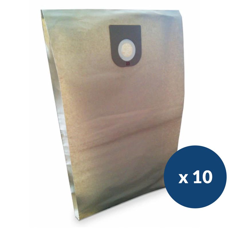 Sacs pour aspirateur 62L, 72L, 78L, 90L et 107L ICA - lot de 10