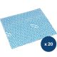 Lavette non-tissée antibactérienne Wipro Antibac Vileda - lot de 20