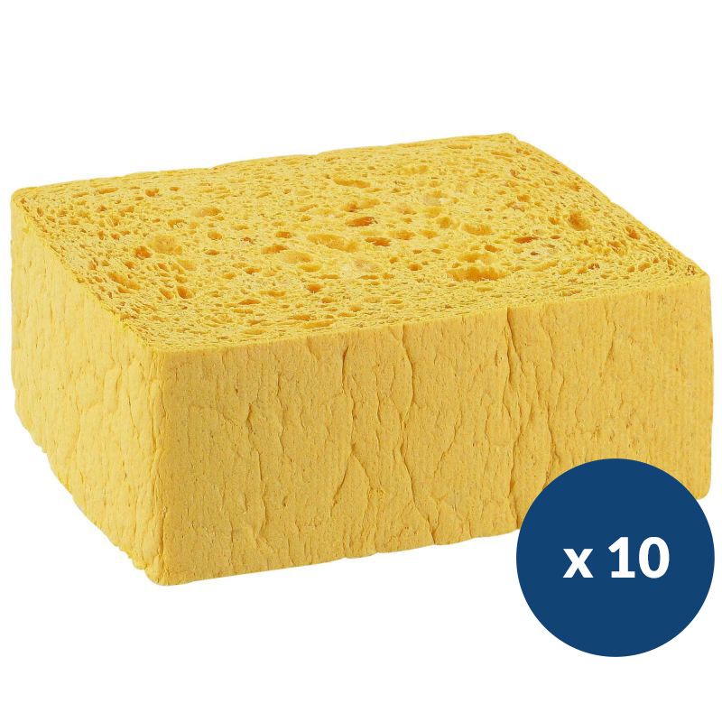 Éponges végétales Spontex - lot de 10 Éponges végétales Spontex - lot de 10