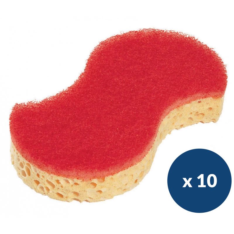 Éponge grattante Sponrex 33 Spontex - lot de 10 Éponge grattante Sponrex 33 Spontex - lot de 10