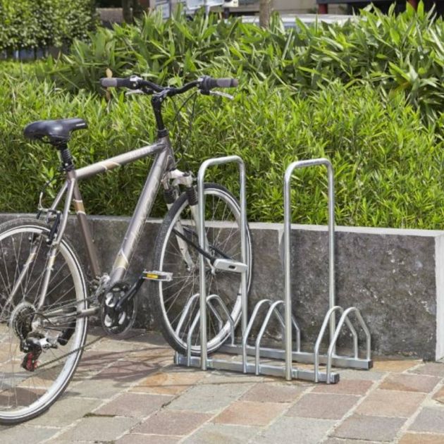 Râtelier standard 3 vélos avec arceau Râtelier standard 3 vélos avec arceau