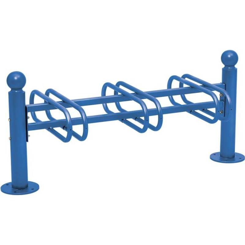 Support cycles Province Boule 3 places double face bleu Support cycles Province Boule 3 places double face bleu