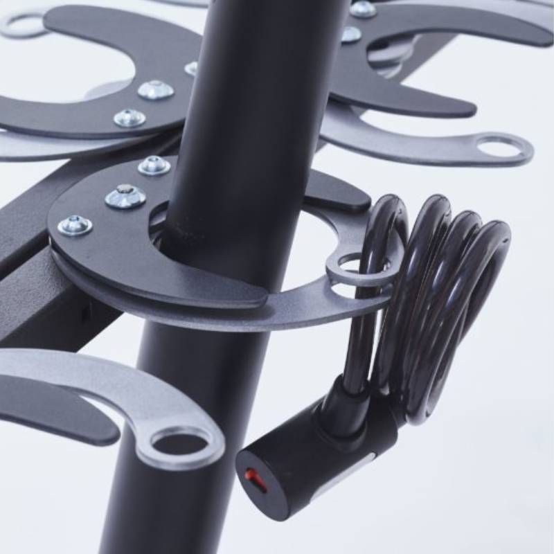 Range 6 trottinettes - Côte à côte