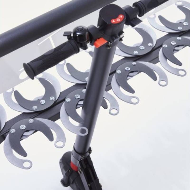 Range 6 trottinettes - Côte à côte