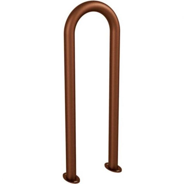 Appui vélos trombone Ø50 mm corten Appui vélos trombone Ø50 mm corten