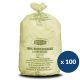 Sac poubelle biodégradable vert 110 L  x100 liens classiques