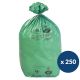 Sac poubelle vert recyclé NF environnement 50 L - carton de 250