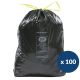 Sac poubelle 100L NF lien coulissant x100
