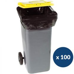 Sac poubelle housse conteneur x 100 360L