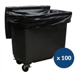 Sac poubelle housse conteneur x 100 600L