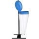 Support sac poubelle avec couvercle socle en H