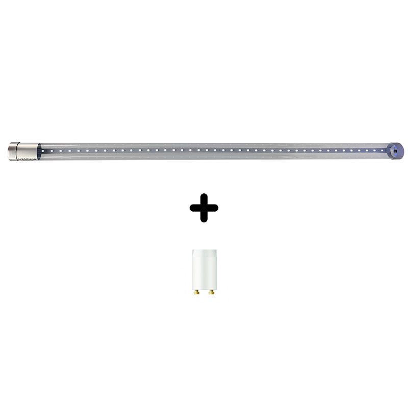 Tube LED UVA - 9W 59cm T8 Anti-éclats avec Starter pour LED lot