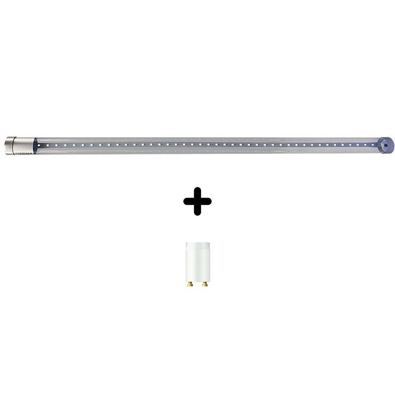 Tube LED UVA - 9W 59cm T8 avec Starter pour LED lot