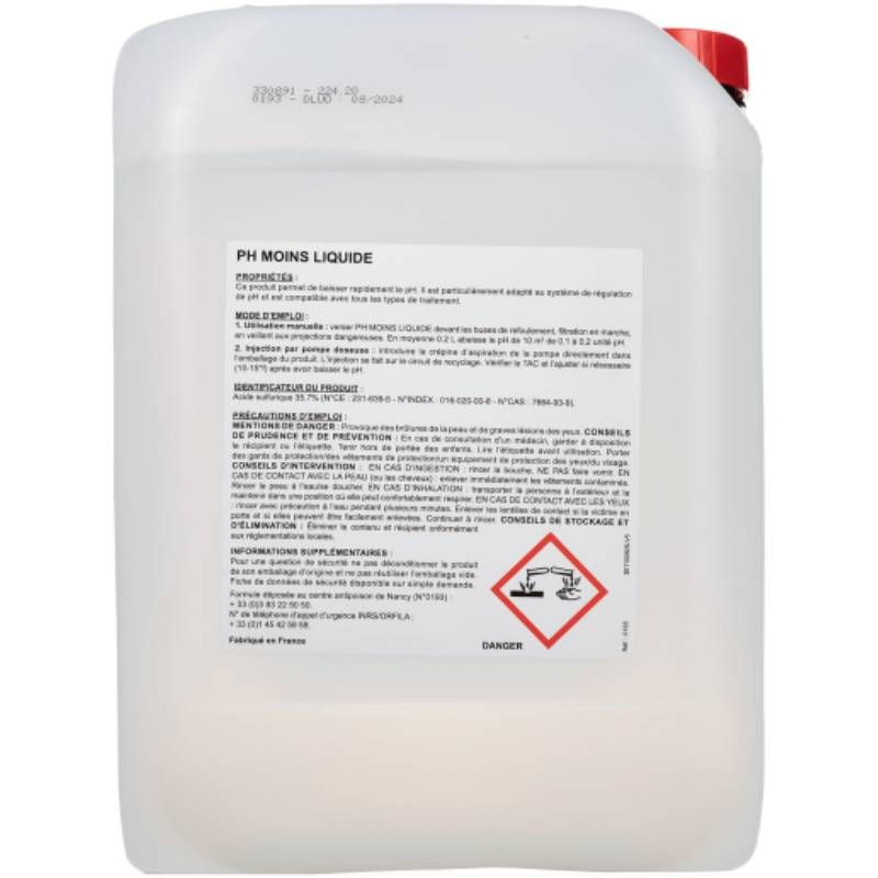 PH- moins concentré 20 L Purissimeau PH- moins concentré 20 L Purissimeau