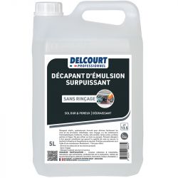 Décapant d'émulsions sans rinçage parfum pin 5 L Delcourt
