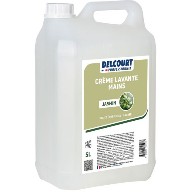 Crème lavante nacrée parfumée Delcourt - bidon de 5 L quart