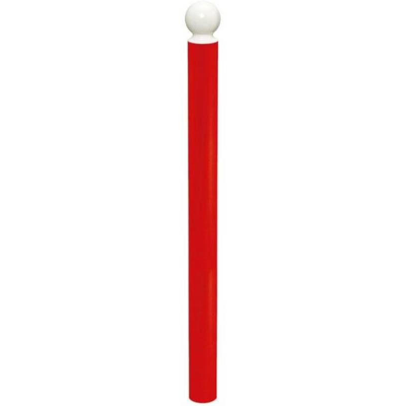 Potelet Boule haute visibilité Ø114 mm rouge Potelet Boule haute visibilité Ø114 mm rouge