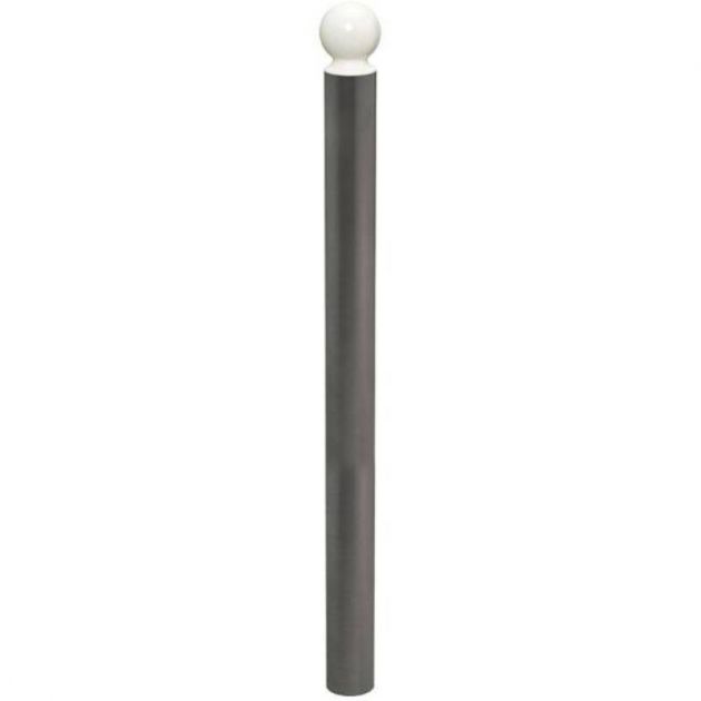 Potelet Boule haute visibilité Ø114 mm gris anthracite Potelet Boule haute visibilité Ø114 mm gris anthracite
