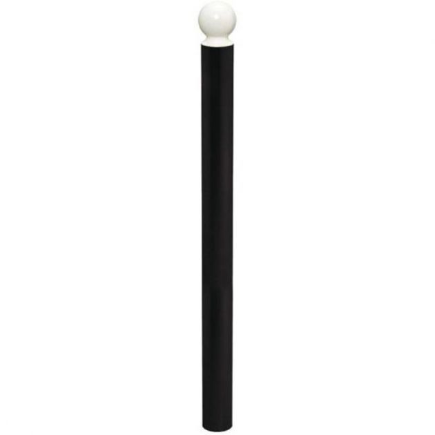 Potelet Boule haute visibilité Ø114 mm noir Potelet Boule haute visibilité Ø114 mm noir
